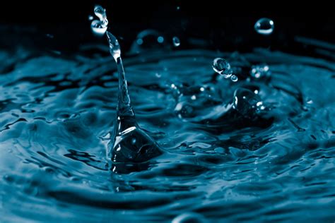 Blue Water Droplets Splash Minerva Rising Press