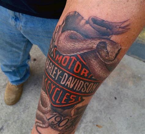 Mas De 80 Tatuajes Harley Davidson Para Motociclistas Tatuajes Para