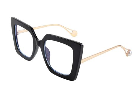 Buy Feisedy Oversized Square Anti Blue Light Glasses Block Eye Strain