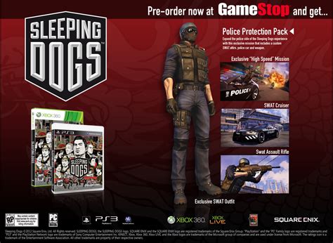 Sleeping Dogs Police Protection Pack