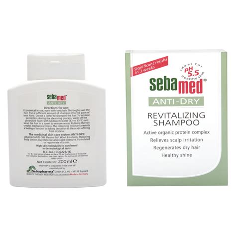 buy sebamed anti dry revitalizing shampoo 200ml online at best price netmeds