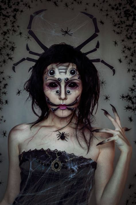 20 Amazing Look Spider Halloween Makeup Ideas Spider Costume Creepy