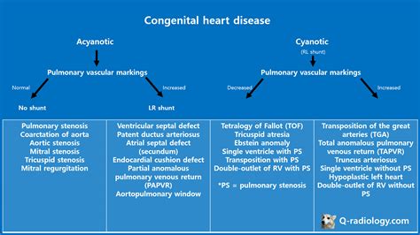 Congenital Heart Disease Classification Q Radiology