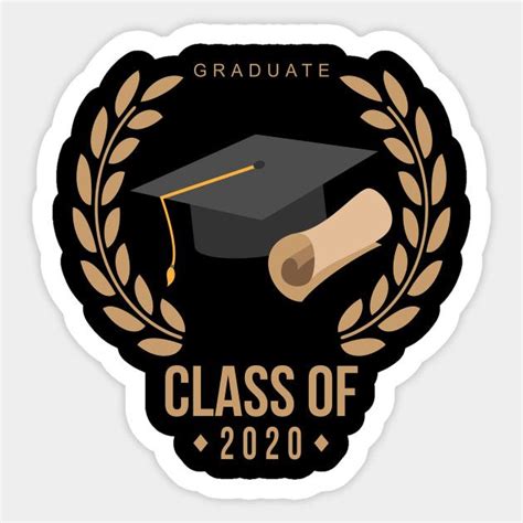 There's no better way to design a sticker. Class Of 2020 Symbol - Graduate Design - Sticker ...