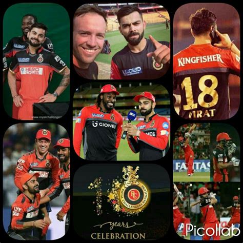 Team Rcb Royal Challengers Bangalore Ab De Villiers Virat Kohli