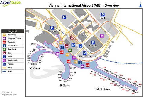 Vienna Airport Terminal Map Wien Airport Map Austria