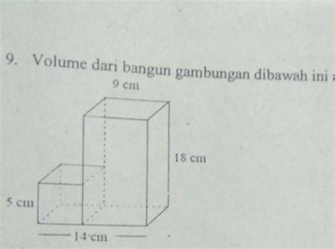 Contoh soal volume bangun ruang gabungan kubus dan balok. Cara Menghitung Volume Bangun Gabungan Kubus Dan Balok ...