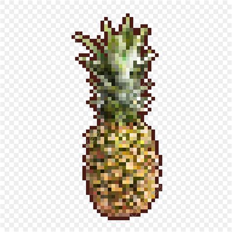 Pineapple Fruit Clipart Png Images Delicious Pineapple Cartoon Pixel