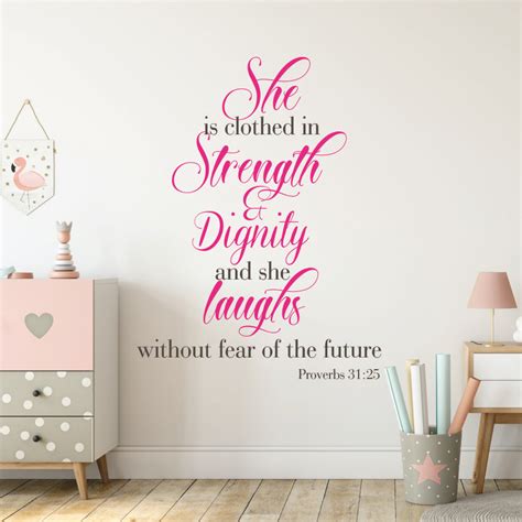 Proverbs Wall Sticker Religious Wall Ar Quotes Wall Art Studios