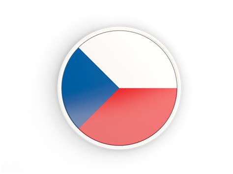 Tusindvis af nye billeder af høj kvalitet tilføjes hver dag. Round icon with white frame. Illustration of flag of Czech ...