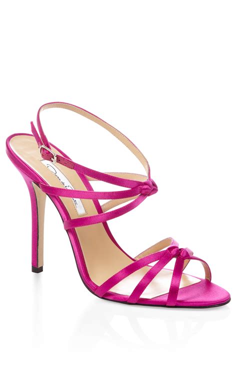 Pink Hudson Strappy Heel By Oscar De La Renta Moda Operandi Strappy Heels Strappy High