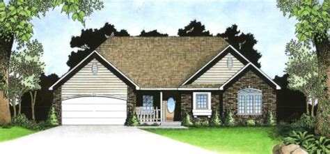 Lot seem to big for 132 square. Plan #1285 - 2 bedroom Ranch w/ small Hearth room