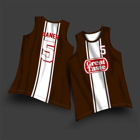 Pba Retro Jersey Great Taste Brown Jersey Paner 5 Full Sublimation