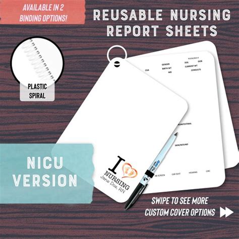 Nicu Printable Nursing Report Sheet Nurse Brain Sheet Two Etsy Canada
