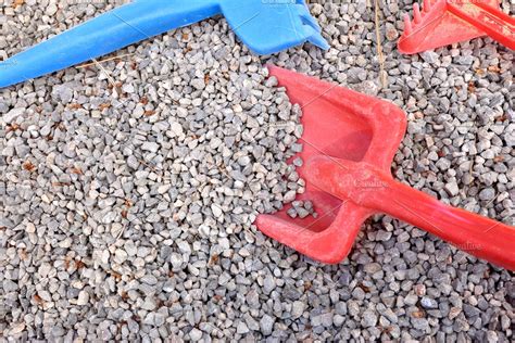 Playground Gravel For Children Stock Photo Containing Area And Play