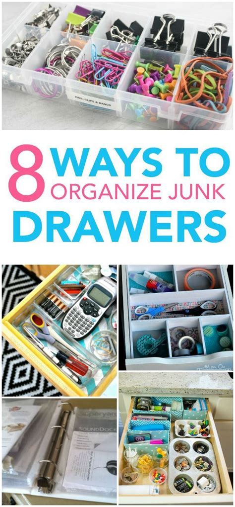 8 Ways To Finally Organize Your Junk Drawer Once And For