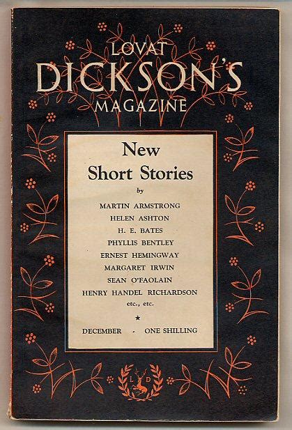 Lovat Dicksons Magazine New Short Stories December 1933 Volume