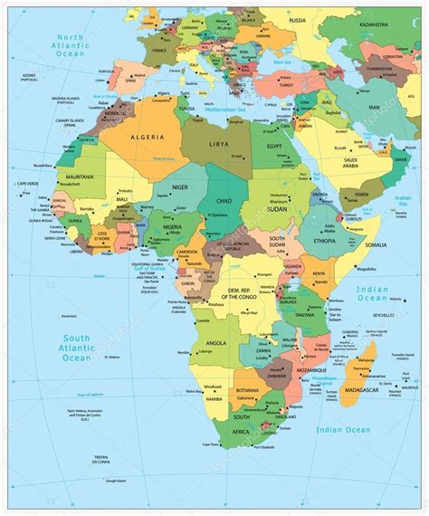 Polityczna Mapa Afryki Mapa 2970 The Best Porn Website