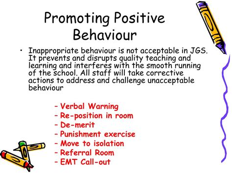 PPT - Promoting Positive Behaviour PowerPoint Presentation - ID:3315353
