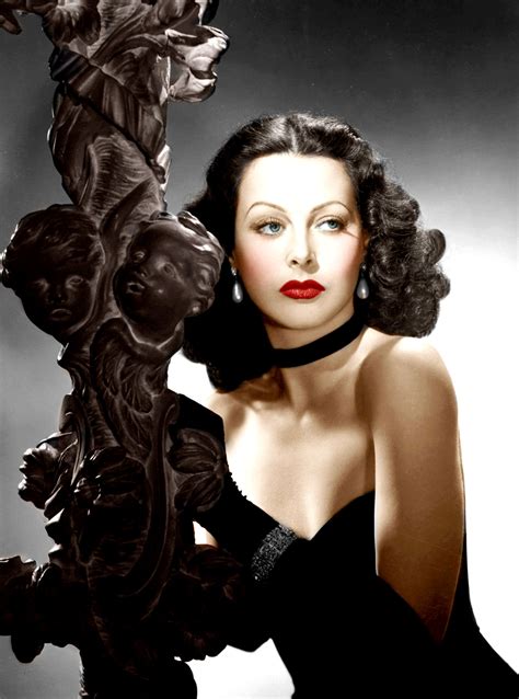 Hedy Lamarr Color By Brenda J Mills Hollywood Vintage Old Hollywood