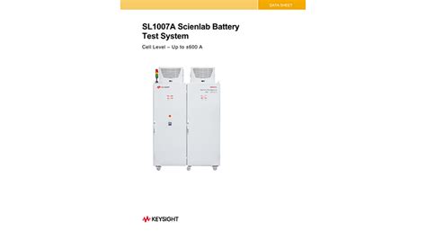 Scienlab Battery Test System Cell Level Keysight