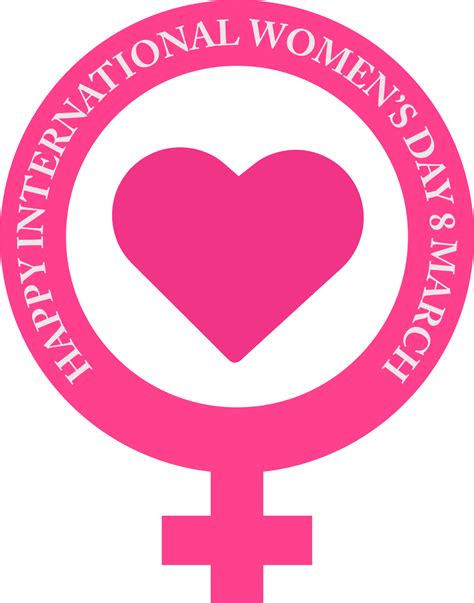 Free Abzeichen Zum Internationalen Frauentag PNG With Transparent Background