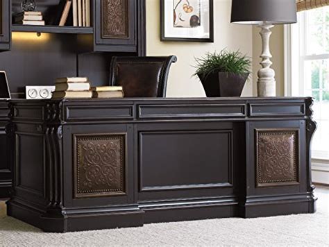 370 10 363 Hooker Furniture Telluride 76 Executive Desk With Leather Top