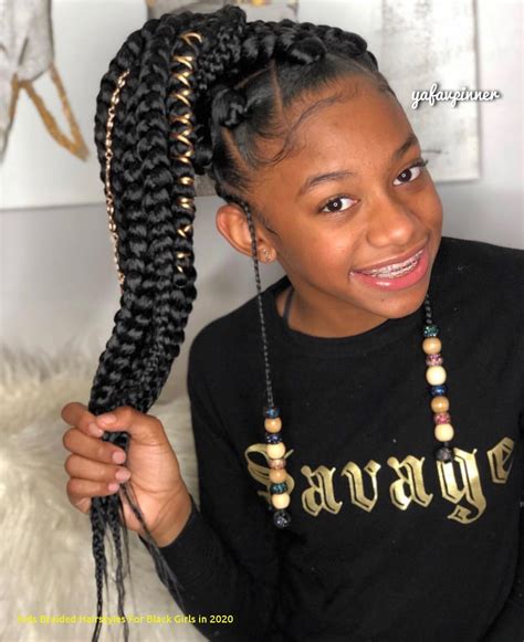 97 Awesome Kids Braided Hairstyles For Black Girls In 2020 Black Kids