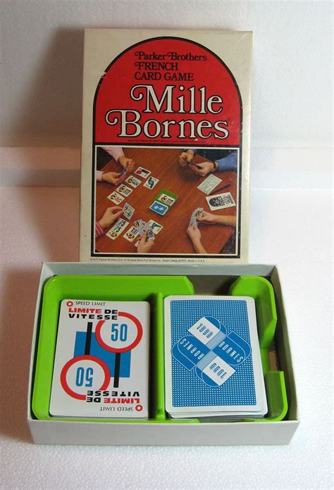 Vintage Mille Bornes Card Game 1971 Parker Brothers Complete Etsy