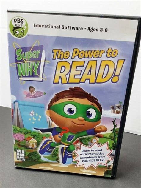 Pbs Kids Super Why The Power To Read Educational Software Ages 3 6 Cd