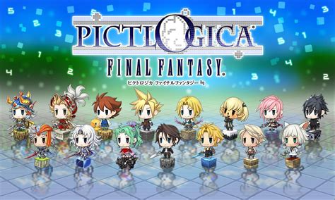 Pictlogica Final Fantasy ≒ For Nintendo 3ds Announced By Square Enix