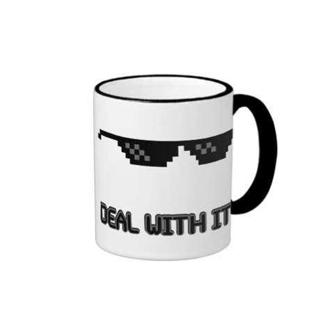 Deal With It Sunglasses Coffee Mugs Zazzle