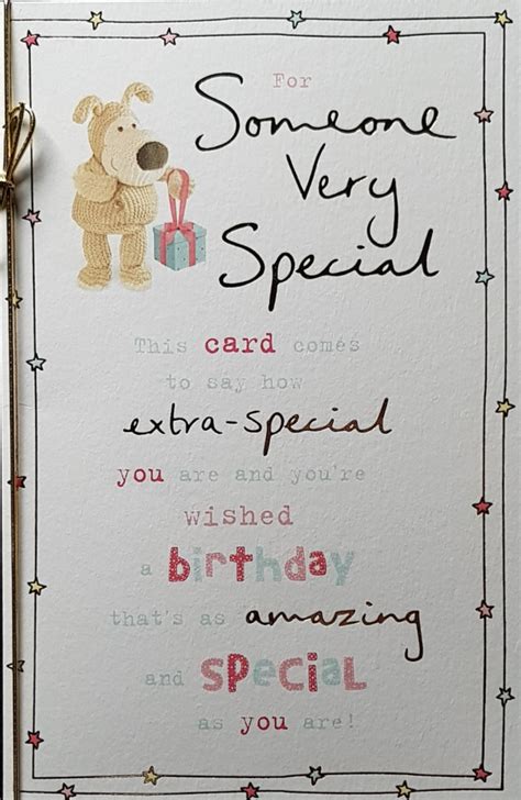 Birthday Card Someone Very Special This Card Comes To Say How Extra