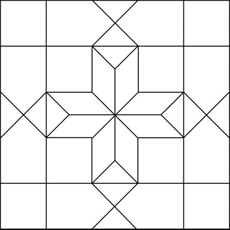 Geometric Block Pattern 91 Clipart Etc