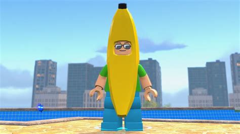 Lego The Incredibles Banana Suit Guy Open World Free Roam Gameplay