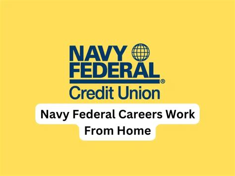 Navy Federal Careers Work From Home