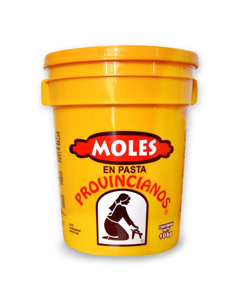Cubeta moles en pasta 10 kg Moles Provincianos