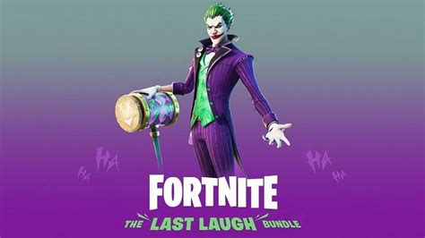 The fortnite joker bundle is confirmed for nov 17, though, by epic. Fortnite: Last Laugh Bundle finally hits in-game store