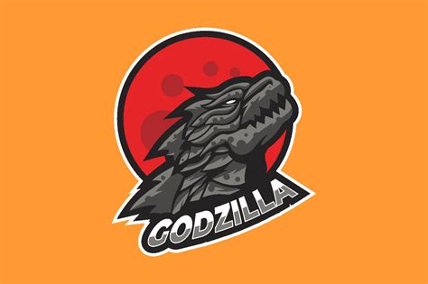 Godzilla Illustration Logo Graphic Gráfico Por Alexandra143 · Creative