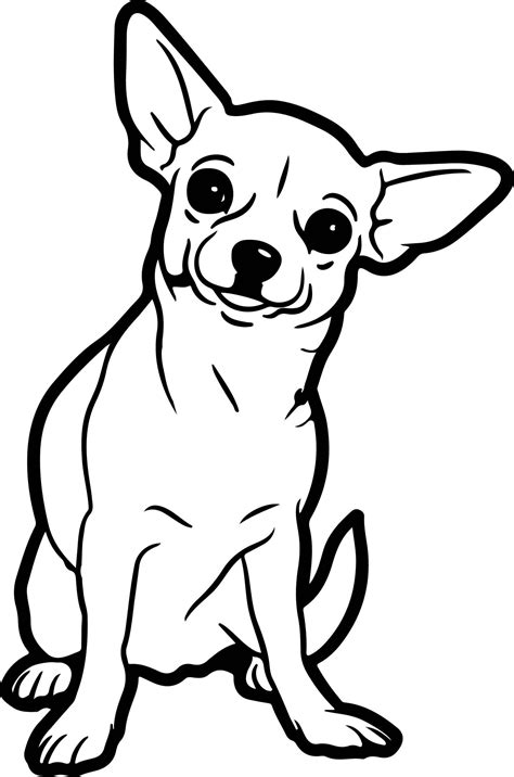 Chihuahua Pet Dog Svg Ai Png Pdf Eps Dxf  Etsy Dog Line Art