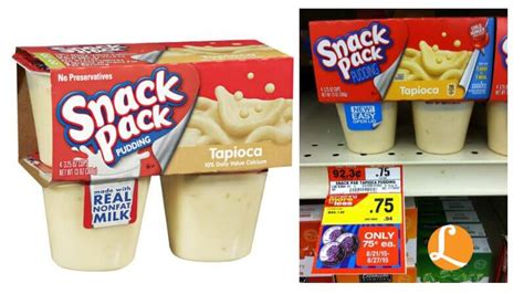 Snack Pack Pudding 4 Packs Only 045 At Acme Markets Living Rich