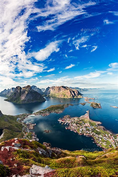 Lofoten Is An Archipelago In The County Of Nordland