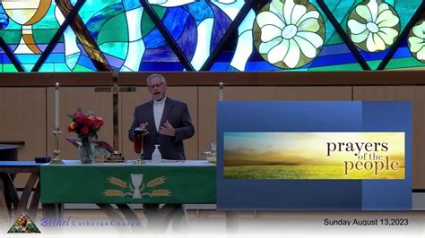 Bethel Lutheran Church Livestream Youtube
