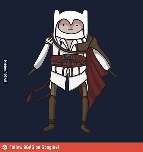 Assassin Time Adventure Time Crossover Assassins Creed Funny