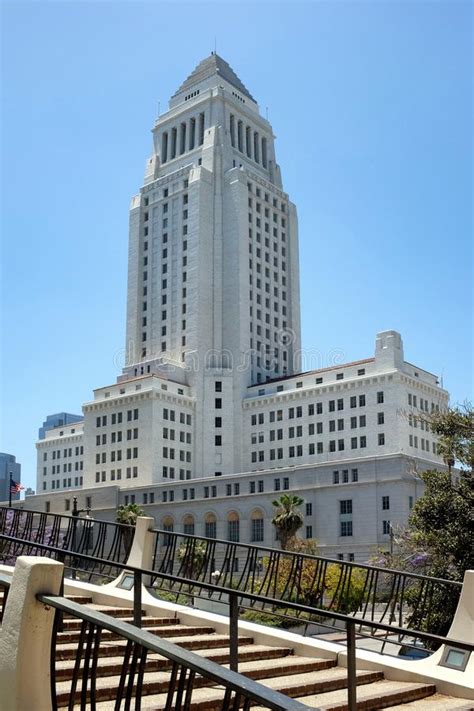 Los Angeles City Hall Editorial Stock Image Image Of
