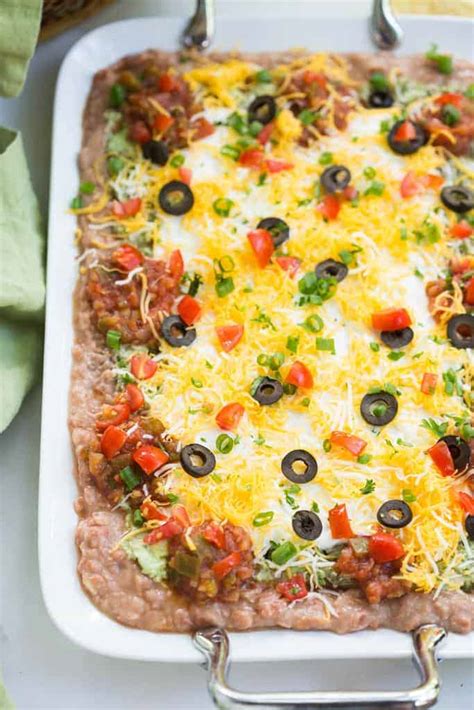 Easy 7 Layer Bean Dip Tastes Better From Scratch Ncgo