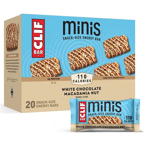 Clif Bars Mini Energy Bars White Chocolate Macadamia Nut Flavor