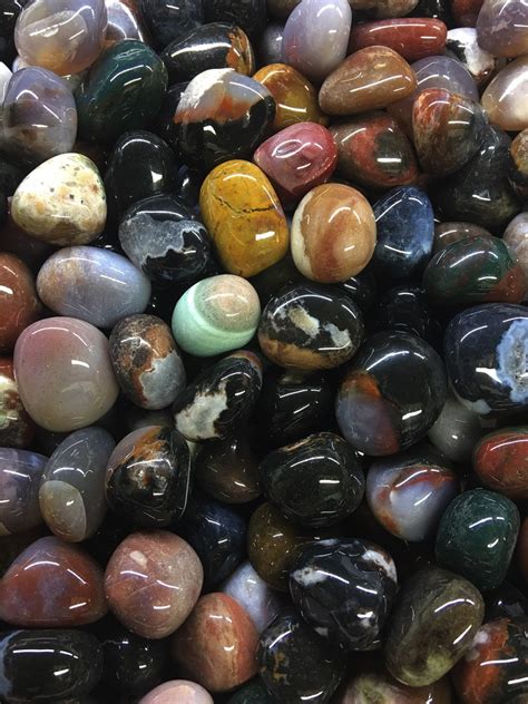Jasper Sardonyx Tumbled Stones 100g Wholesale Crystal Universe