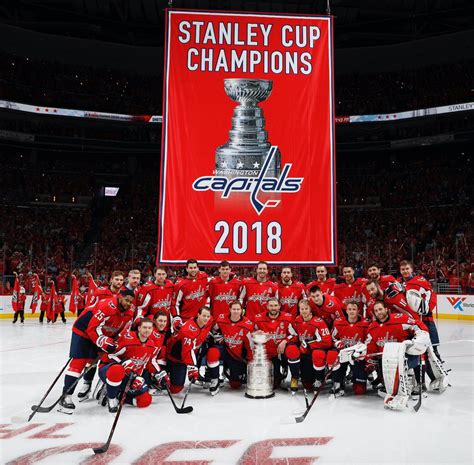 The Washington Capitals Raises Their 1st Stanley Cup Banner In Honor Of