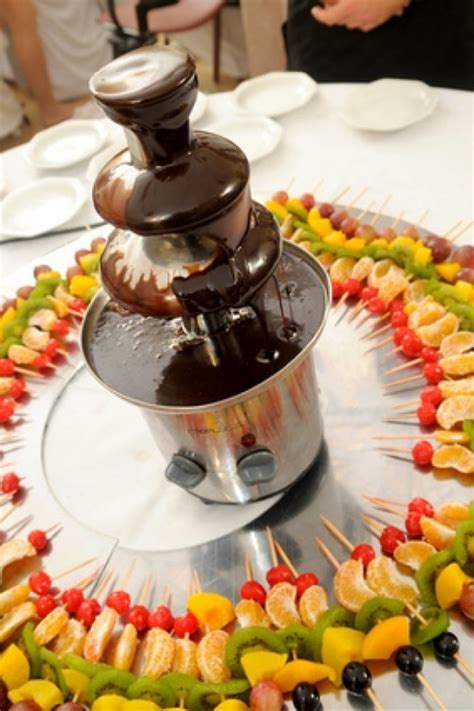 Wedding Food Ideas On A Budget Chocolate Fountain Recipes Chocolate
